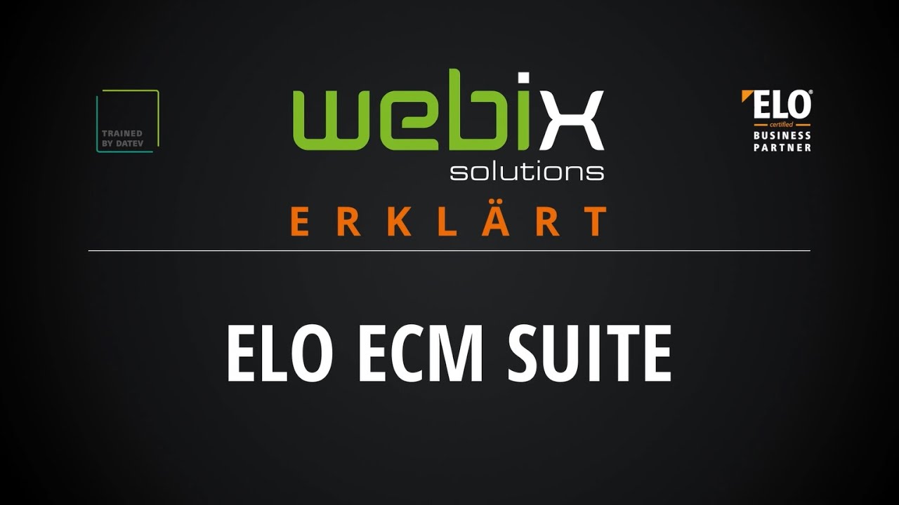 webix erklärt: ELO ECM SUITE