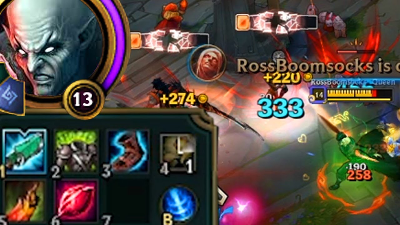 Vladimir but HE IS A VAMPIRE NOT A HEMOMANCER and this build heals a lot and is really annoying