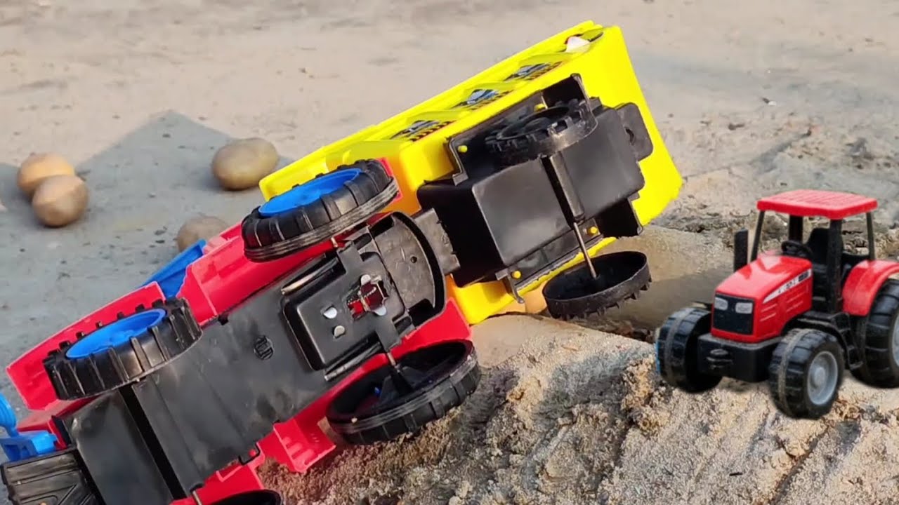 Tactor  accident in pull | Jcb 5cx tata and jcb tactor aur tata truck || JCB , TRACTOR , TRUCK