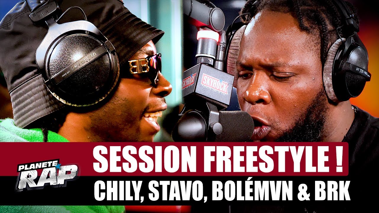 SESSION LIVE avec Chily, Bolémvn, Stavo & BRK ! #PlanèteRap