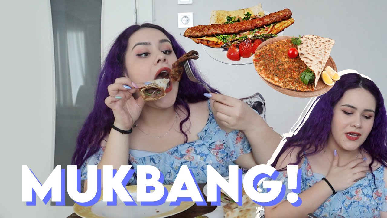 evde yangın çıktı, ocak suratıma patladı!- kebap & lahmacun mukbang