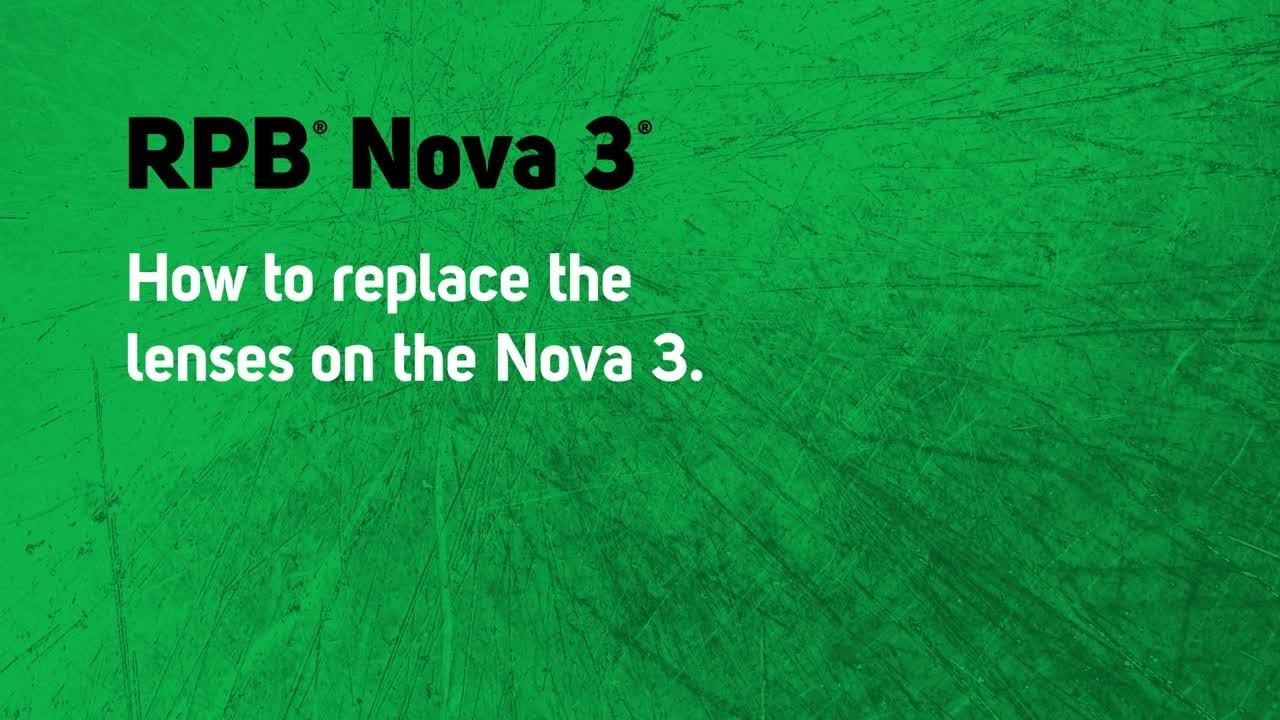Replace the lenses | Nova 3 | RPB Safety