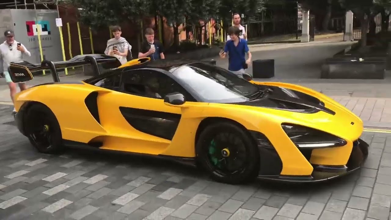 $1 Million Yellow McLaren Senna Hypercar Turns Up To Central London In Style! | Watch Da kargo