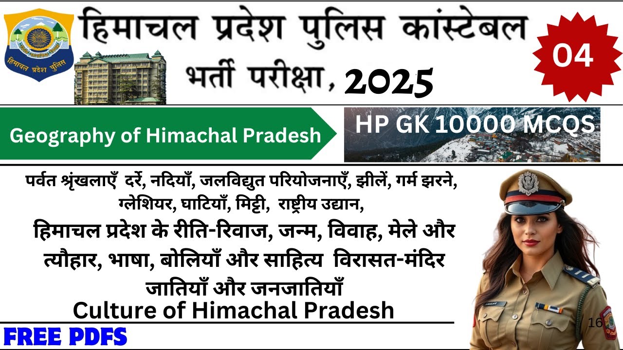 HP GK GEOGRAPHY || HP PATWARI POLICE TET HIGH COURT CLERK || HP POLICE CURRENT AFFAIRS || #hpnews