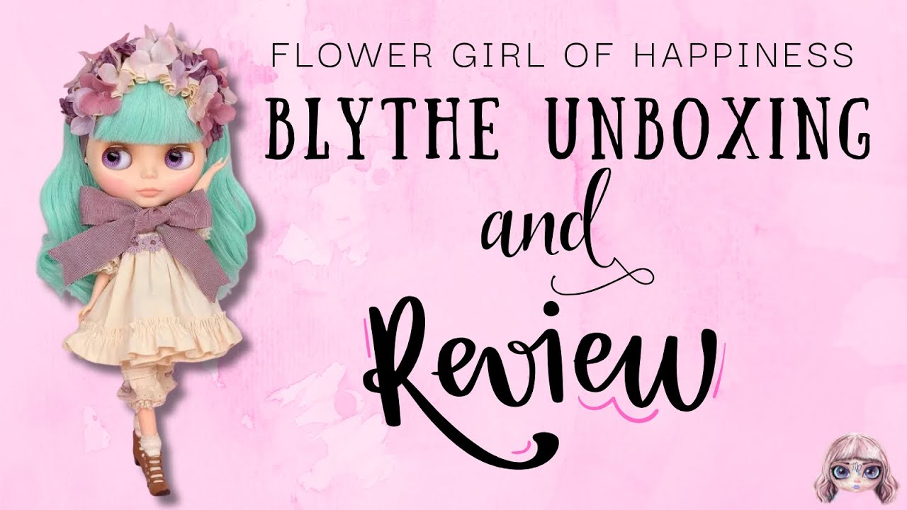 Neo Blythe Unboxing & Review! Flower Girl of Happiness - My 1st Genuine Blythe! Junie Moon Purchase