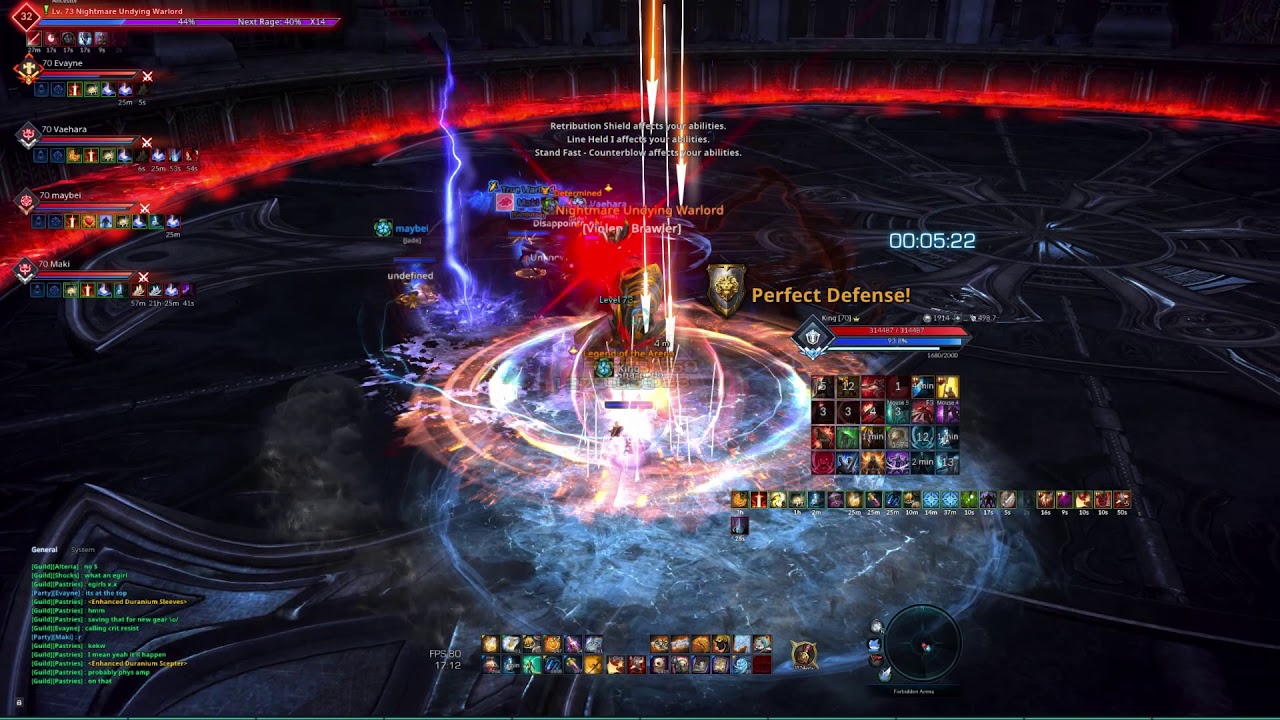 [Lancer 13.2m/s no OP consumables] Forbidden Arena Undying Warlord (Nightmare)