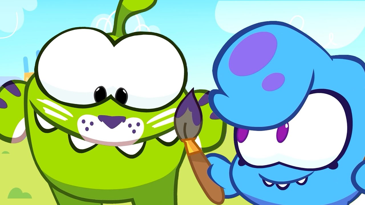 Vamos Brincar e Pintar! 🟢 MARATONA DE OM NOM BRASIL! 🟢 Desenhos Animados Infantis em Português