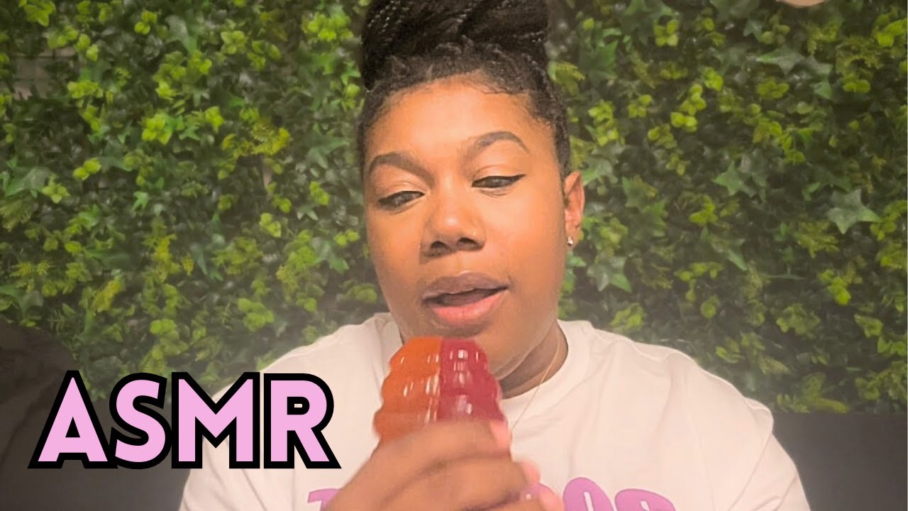 ASMR EATING WORLD'S LARGEST GUMMY WORM