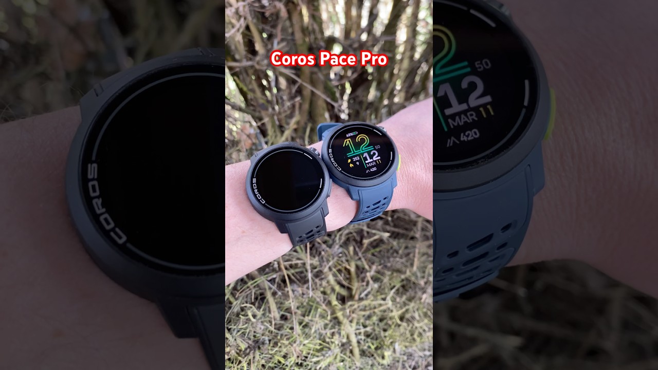 Coros Pace Pro Black VS Blue : what is your favorite color ? #coros #watches #running #runner #run