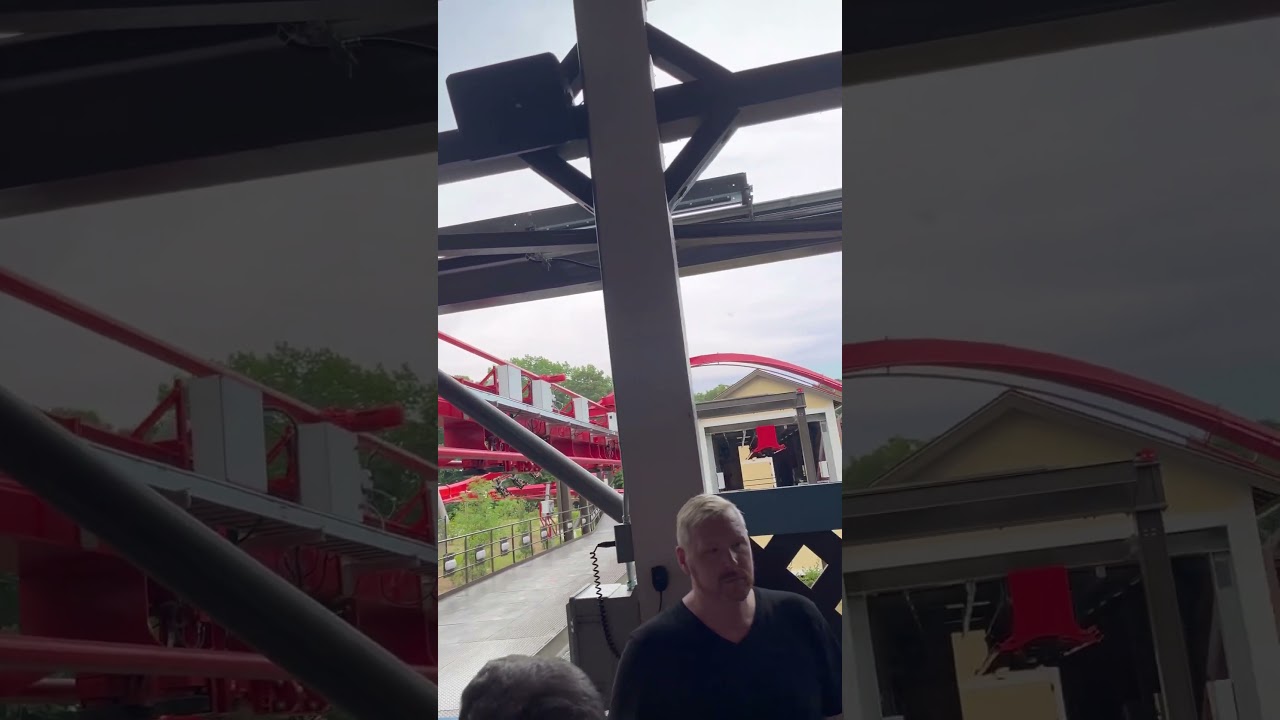 The Big Bad Wolf The Wolf&rsquo;s Revenge #buschgardensva #thebigbadwolfthewolvesrevenge #rollercoaster