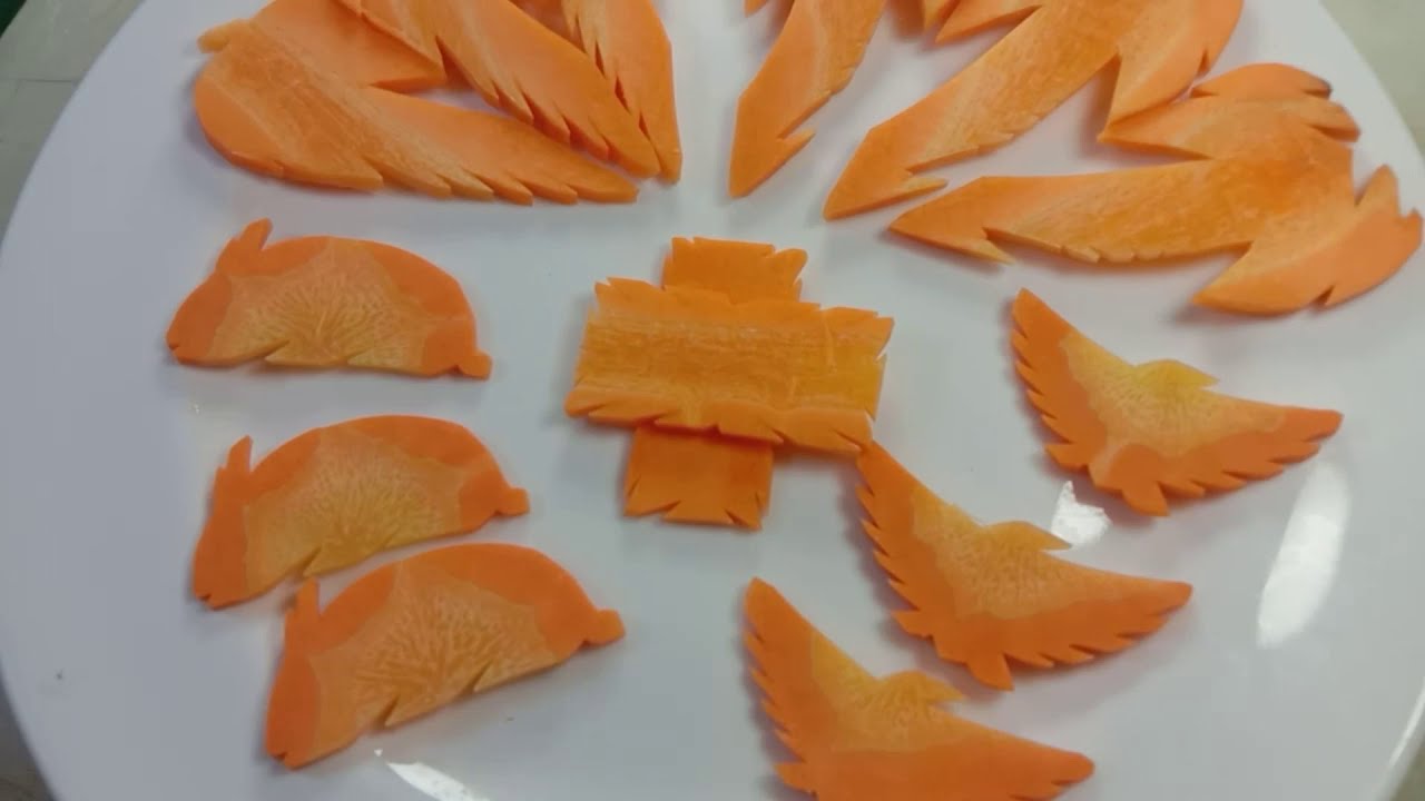 garnish wortel untuk capcay