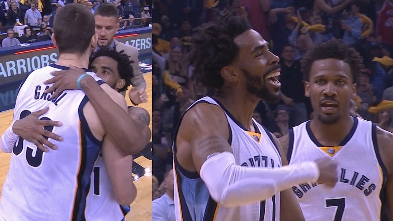Marc Gasol Game Winner in Overtime! Clutch Tug of War! Spurs Grizzlies Game 4