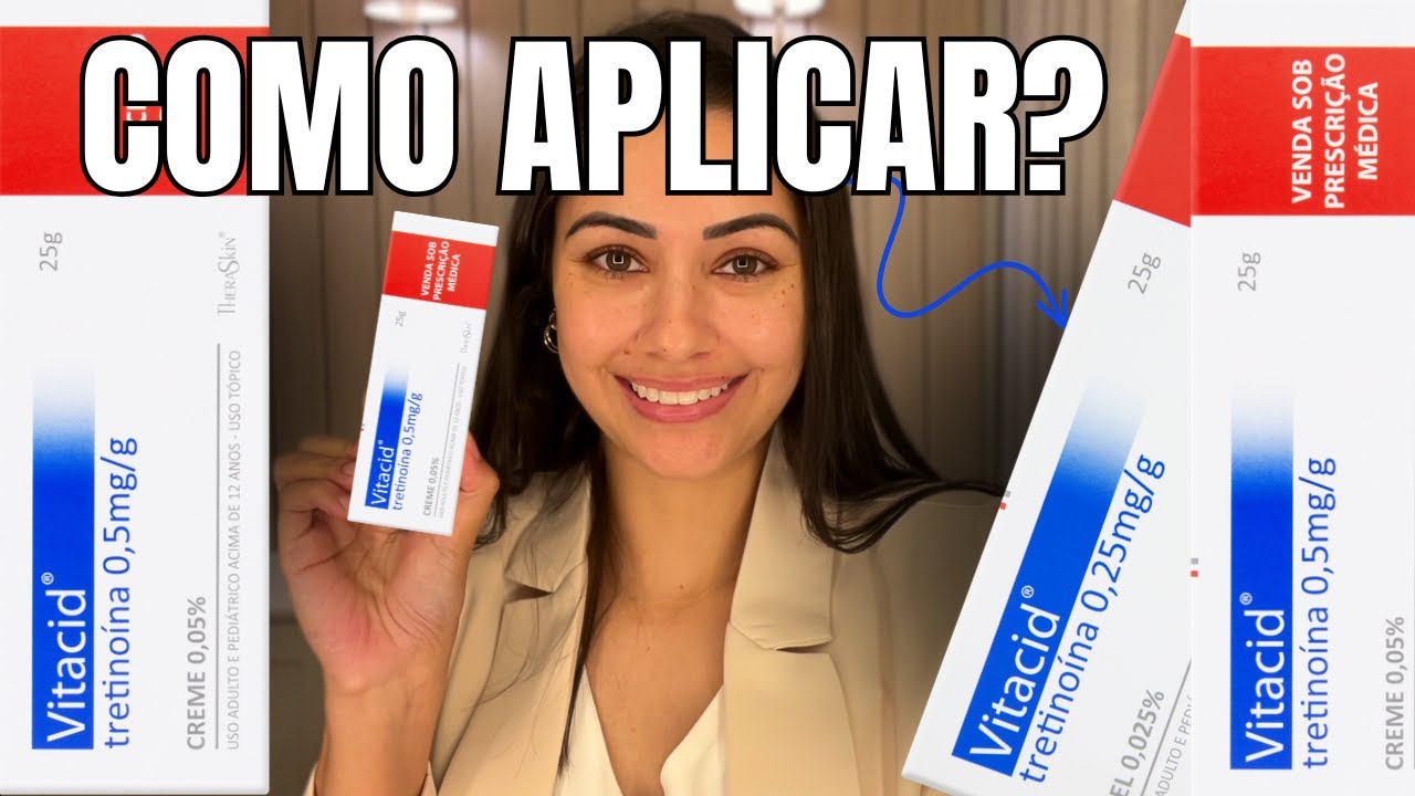 Tutorial &ndash; Como Aplicar o Vitacid Corretamente na Rotina Skincare Noturna (APLIQUE COMIGO)