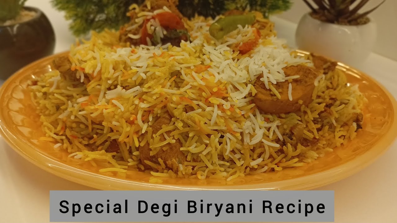 Special Degi Chicken Biryani Recipe Full Plate By Dua...