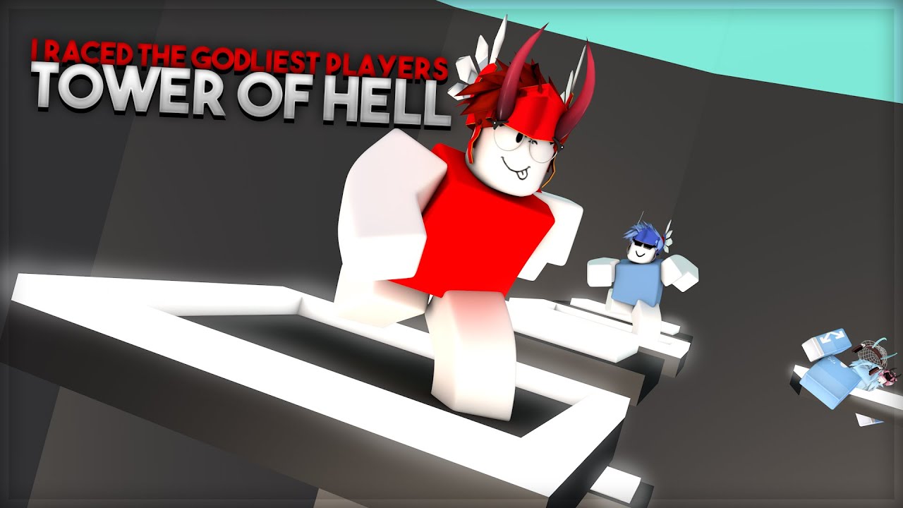 I Raced The GODLIEST PLAYERS In TOWER of HELL