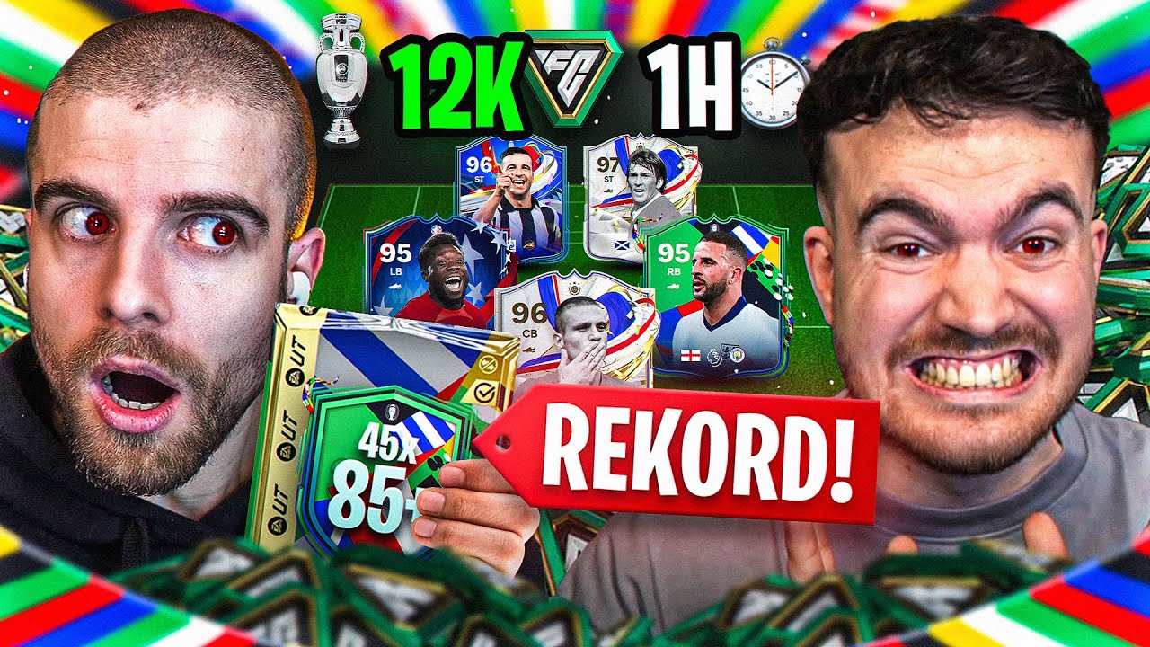 WELTREKORD 😱🔥 NEUER ACCOUNT zur EM 2024 / 1H / 12.000 FC POINTS 🤑 FC 24 ACCOUNT BATTLE vs JULIUS 🏆