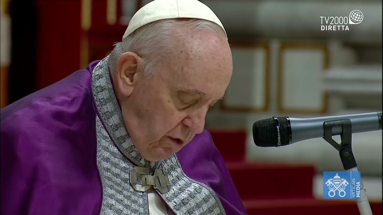 Papa Francesco consacra Russia e Ucraina al Cuore Immacolato di Maria