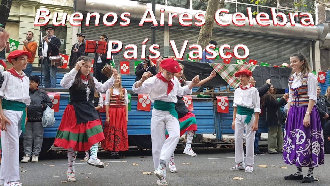 Buenos Aires Celebra País Vasco 2023 danza tradicional #Vascas Imigrantes Vascos en Argentina