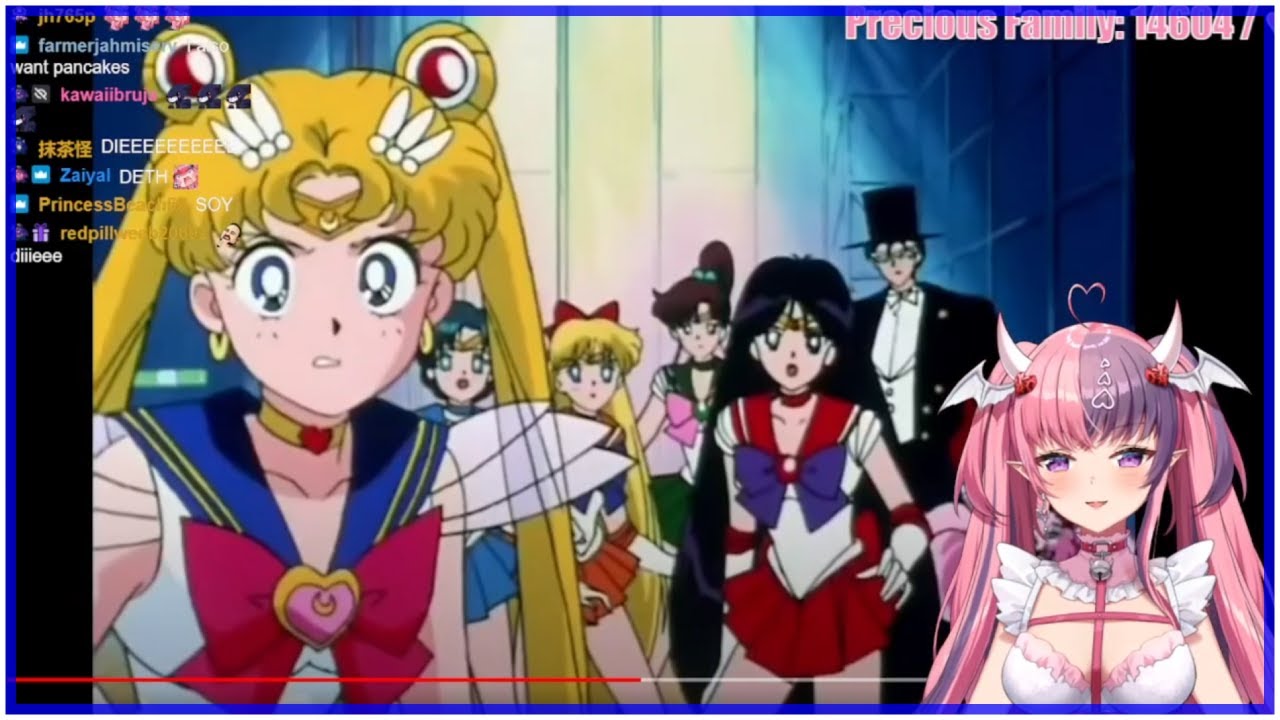 Ironmouse reacts to Sailor Moon Without Context