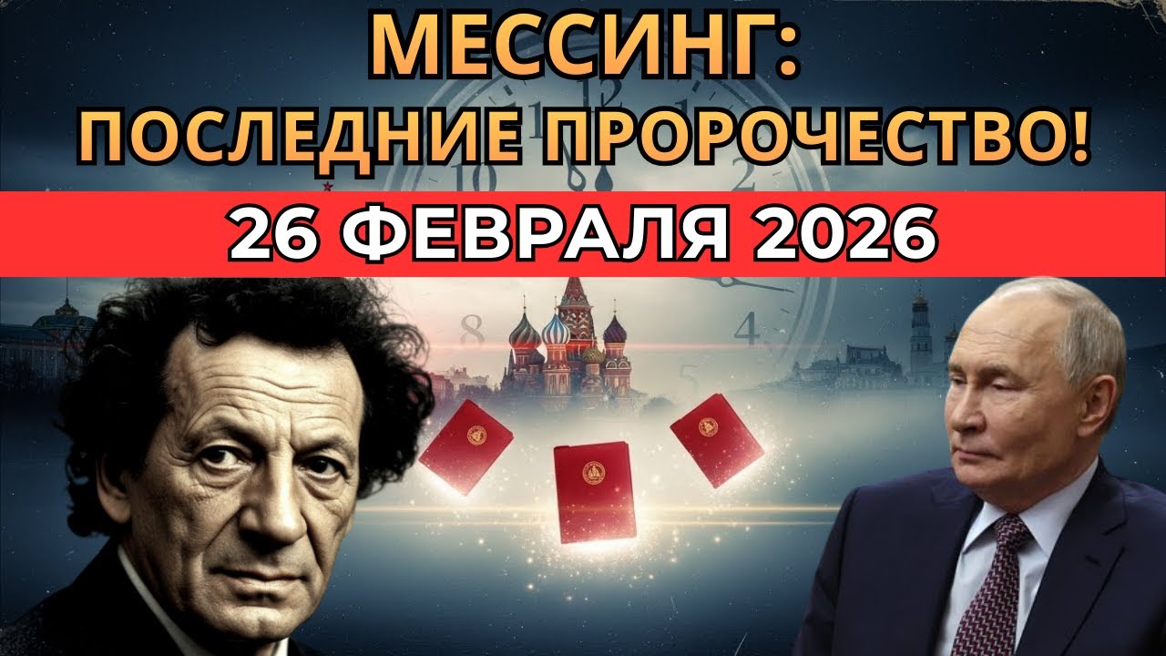 МЕССИНГ ПРЕДУПРЕЖДАЛ! 26 февраля 2026 мир изменится навсегда!