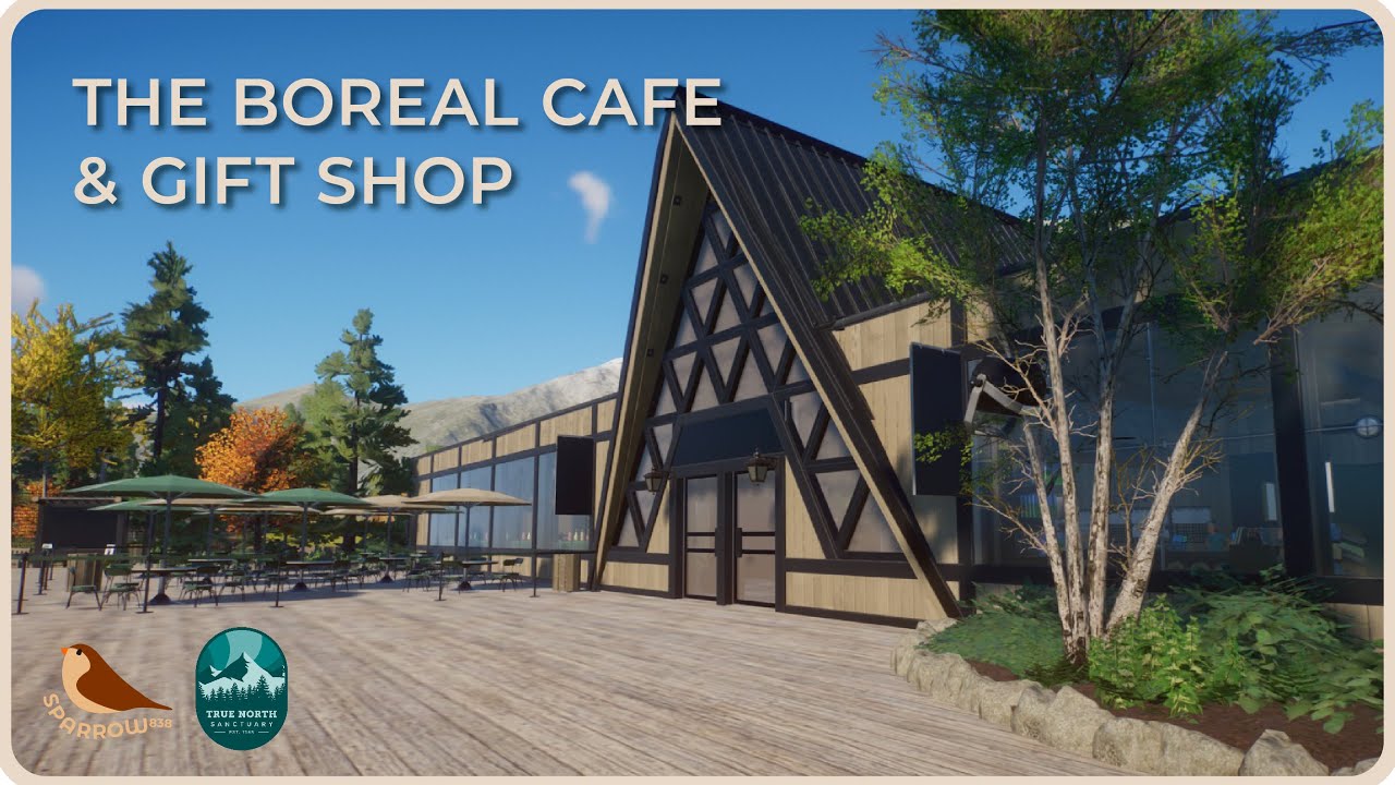 The Boreal Café & Gift Shop | True North Sanctuary | Planet Zoo Sandbox | #17