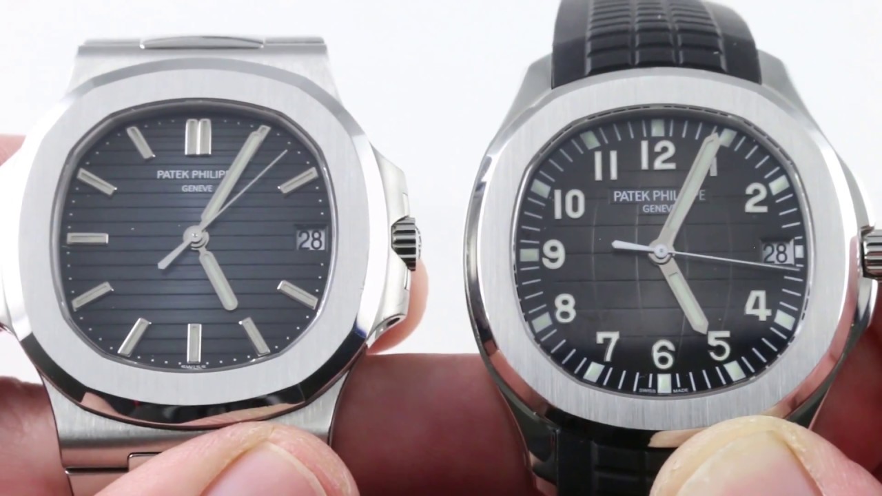 Patek Philippe Nautilus vs. Patek Philippe Aquanaut (5711 and 5167A)