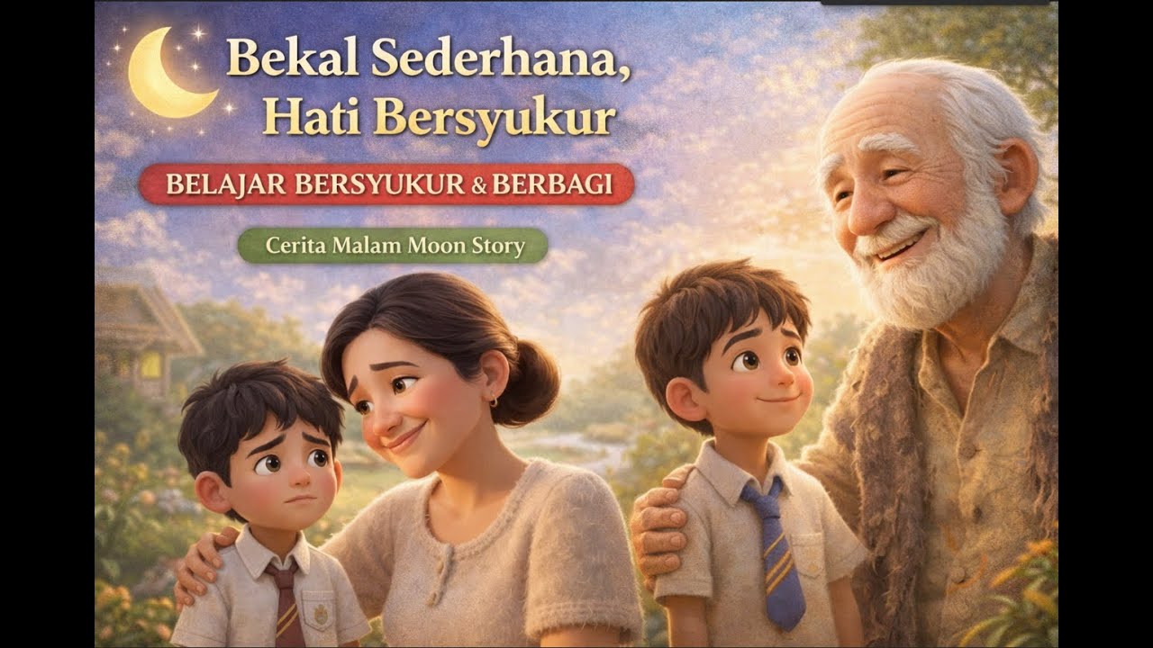 Bekal Sederhana yang Mengajarkan Arti Bersyukur | Cerita Pengantar Tidur Moon Story