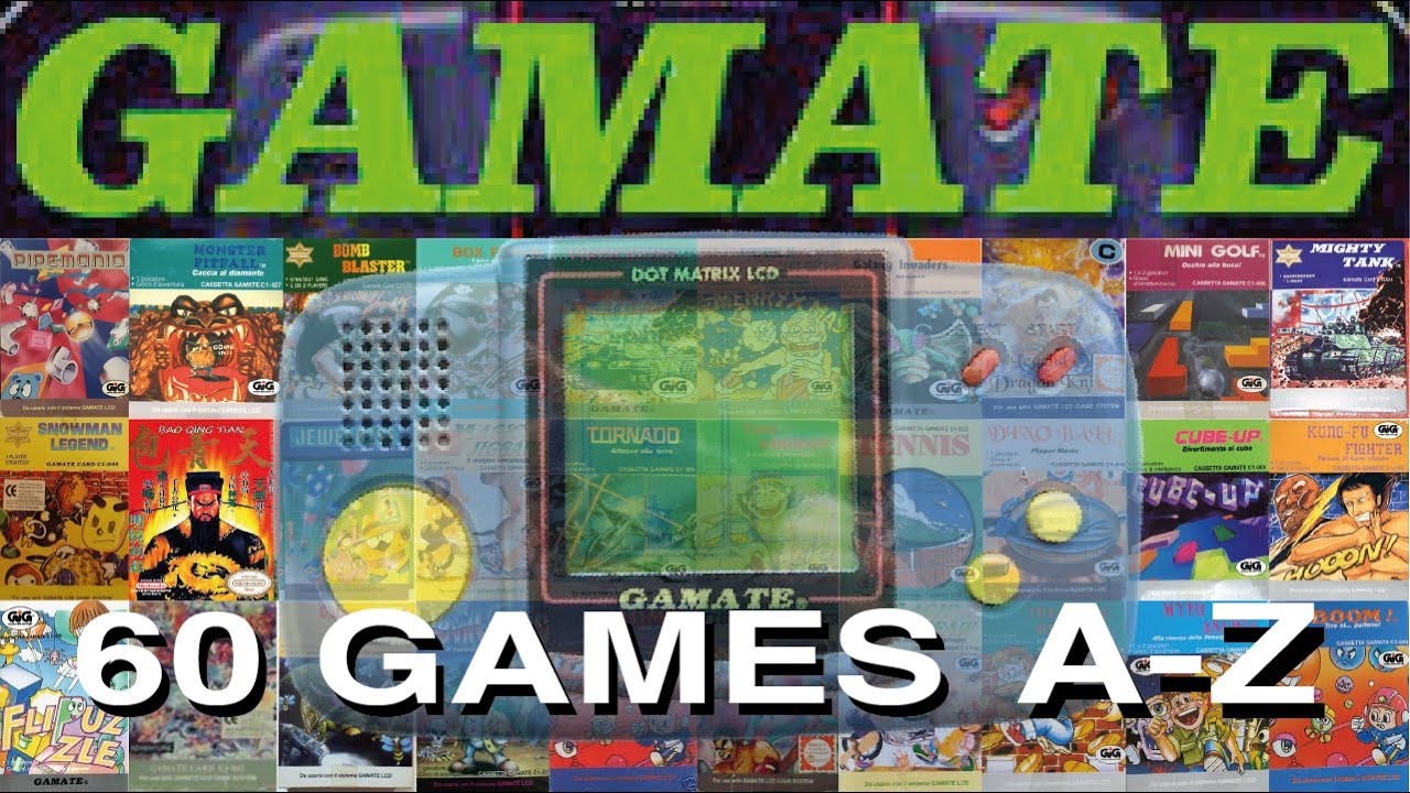 All Gamate Games? - A-Z - Bit Corporation - 60 Games Compilation