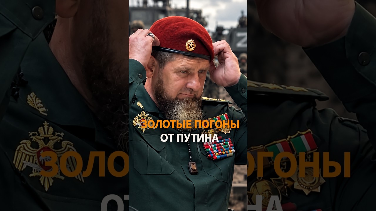 🏅Кадыров коллекционирует награды от Путина! Теперь он генерал армии