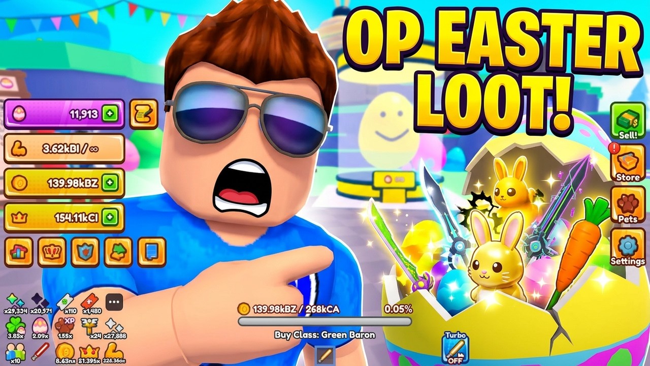 Пасхальное обновление Saber Simulator &mdash; новое оружие и боссы.