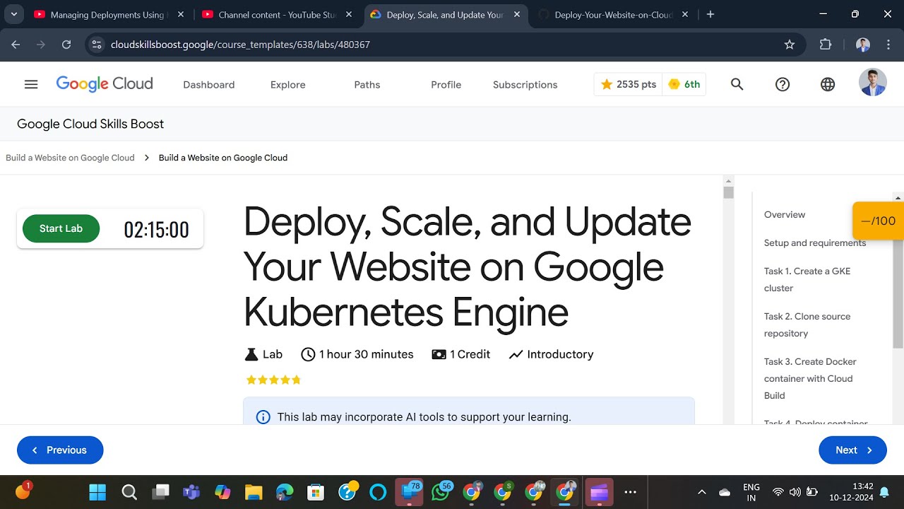 Deploy, Scale, and Update Your Website on Google Kubernetes Engine #engineeringupdate GSP663