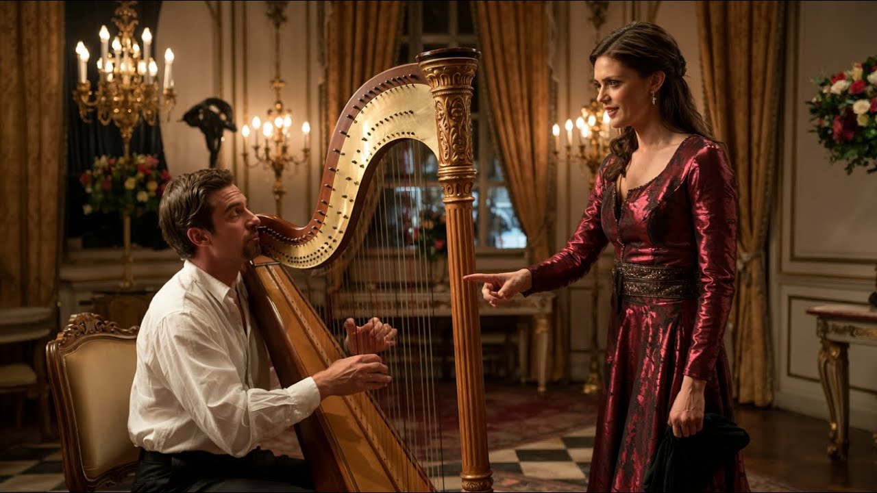 IF YOU PLAY THIS HARP, I'LL MARRY YOU… THE BILLIONAIRE MOCKED BUT THE WAITER PLAYED LIKE A PRO