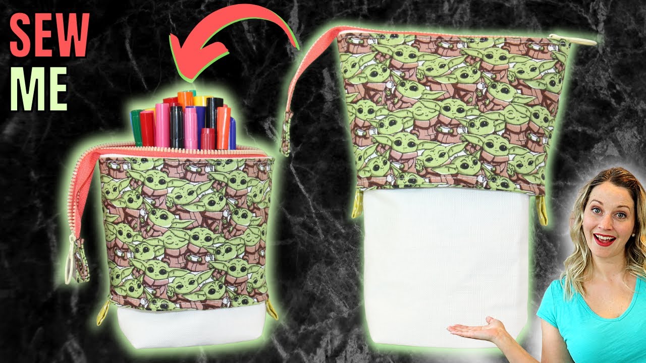 Sliding Pencil Case Pattern (Beginner Sewing Tutorial)