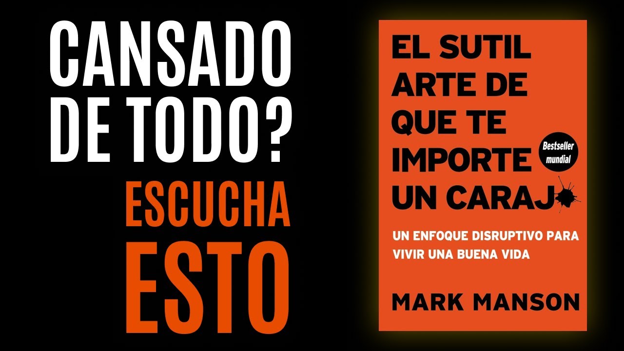 Libro 33: El Sutil Arte De Que Te Importe Un Caraj- Mark Manson. The Subtle Art of Not Giving a F*ck
