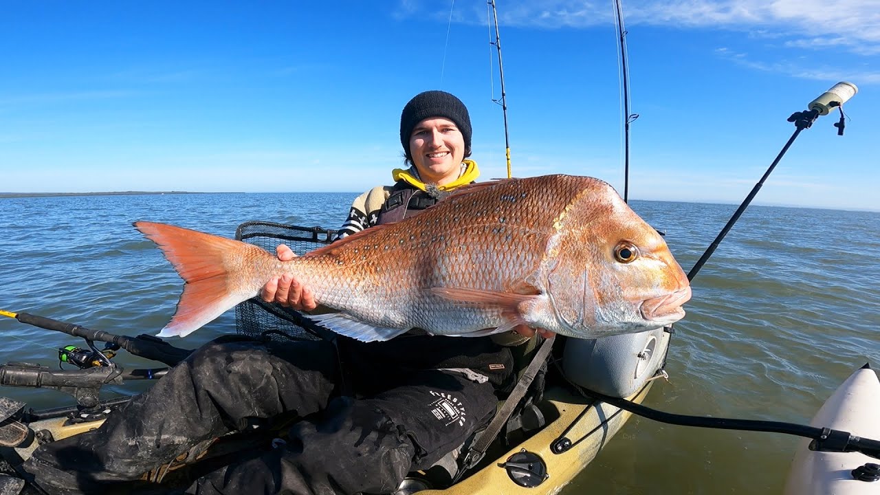 Kayak Fishing for GIANT Snapper!!