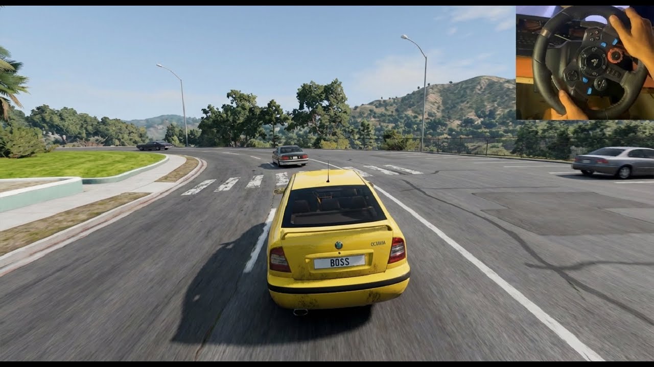 Skoda Octavia 1.8T vRS | Realistic Drive Gameplay | Logitech G29 | Boss POV