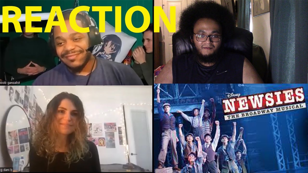 NEWSIES on BROADWAY - BLACK PEOPLE REACT ft. Dani B