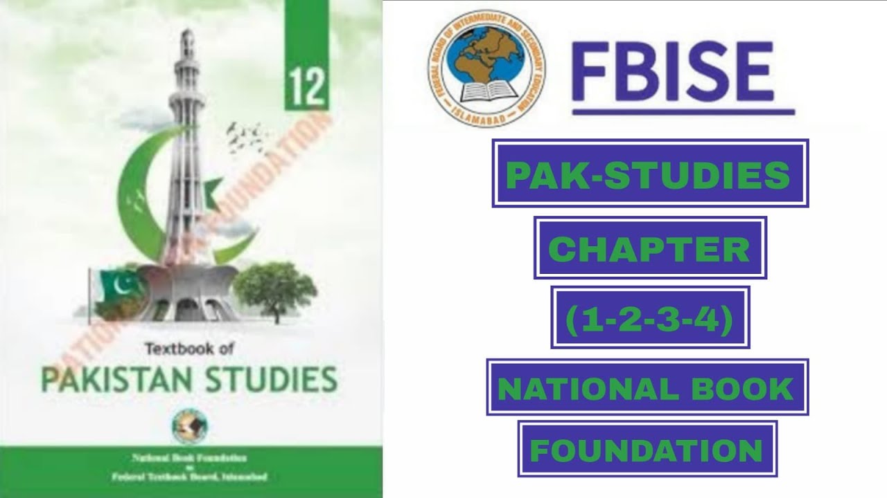 Federal Board Standard Assessment PaperPakistan Studies – Class XII Chapters 1 to 4
