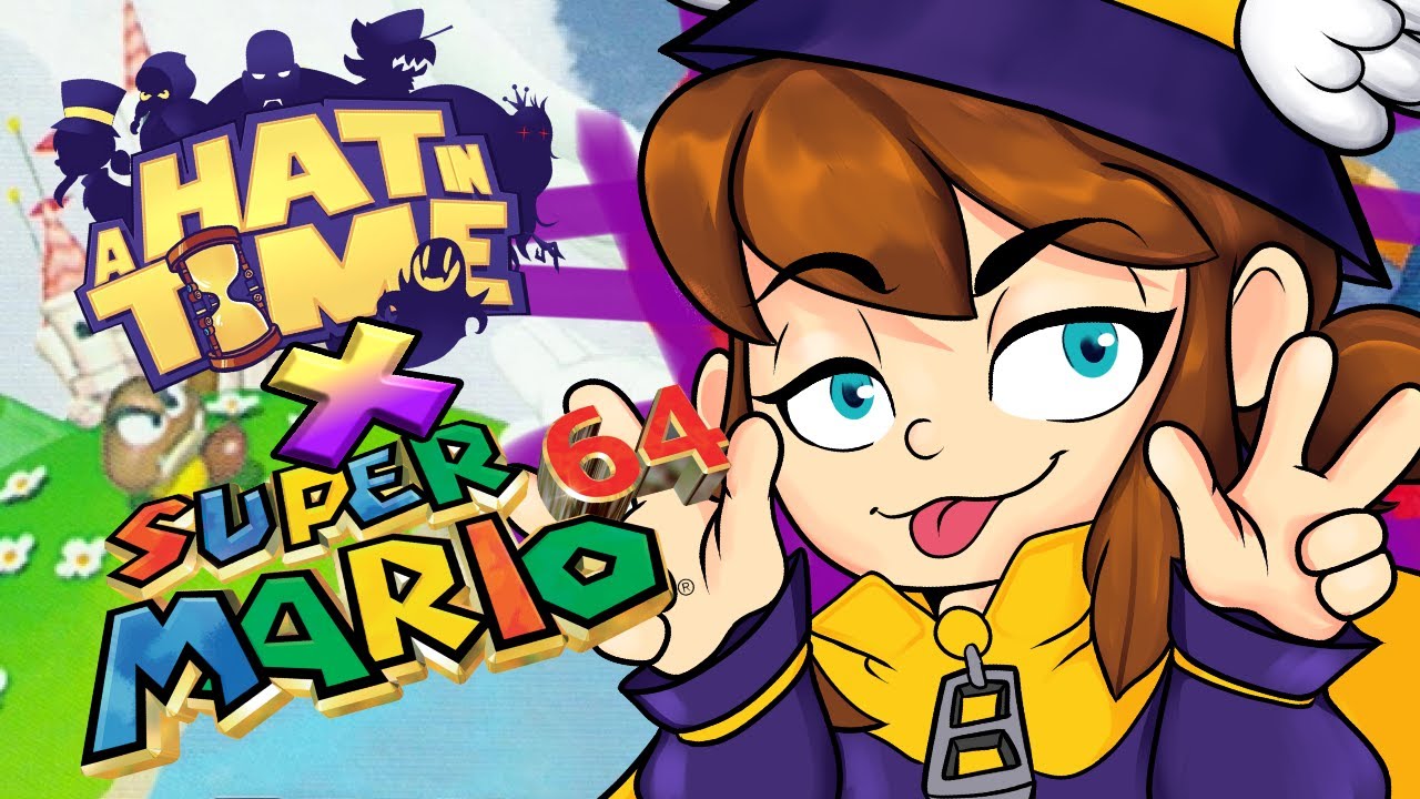 Hat Kid beats Mario 64 in a few minutes