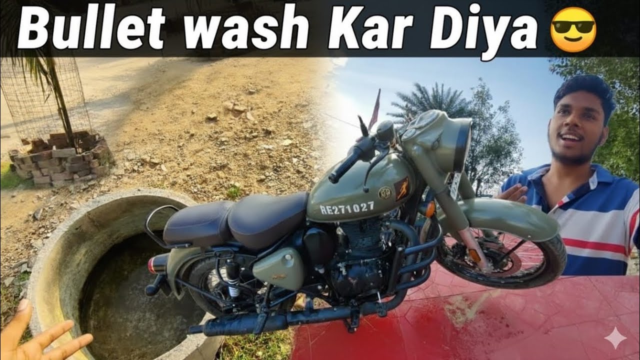 Bullet Wash Kar Diya // singhalyoutube ❤️