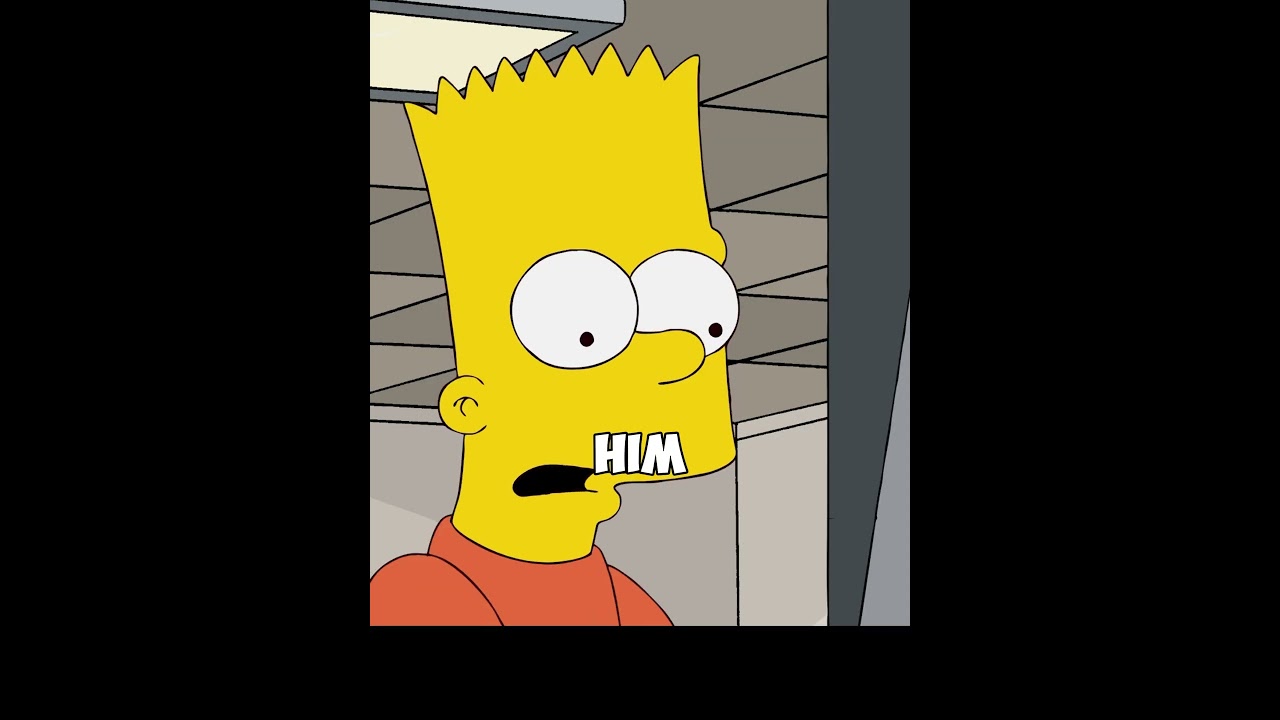 Milhouse gets ink thrown in his face by Bart #anime #animerecap #TheSimpsons