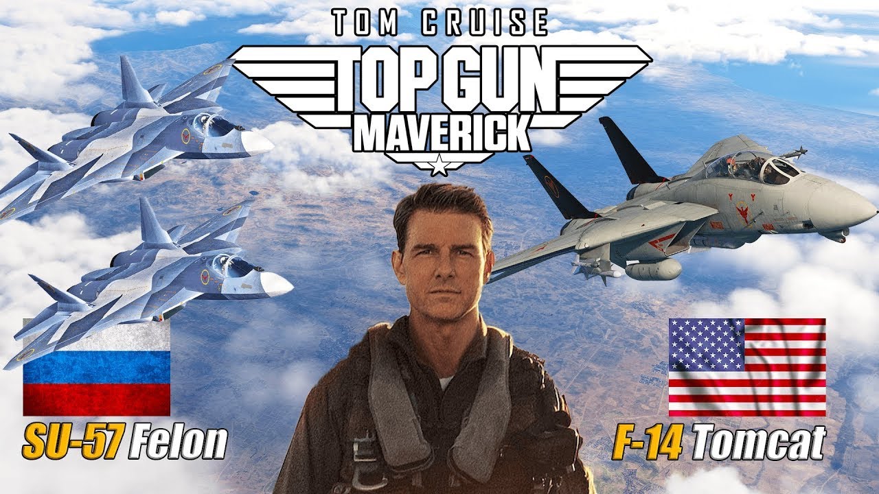 US F-14 Tomcat vs Russian SU-57 Felon – Top Gun Dogfight 2025 (5th Gen Fighter Jet Battle)