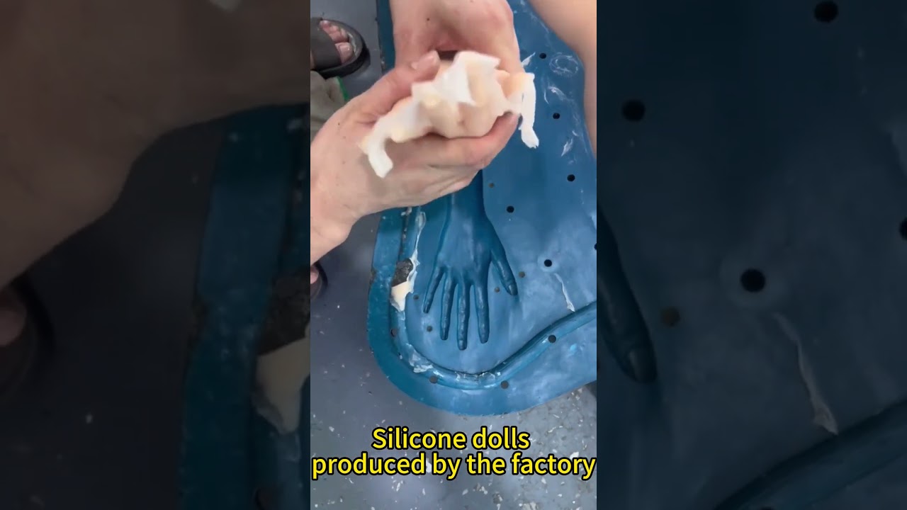 The factory manufactures silicone dolls.