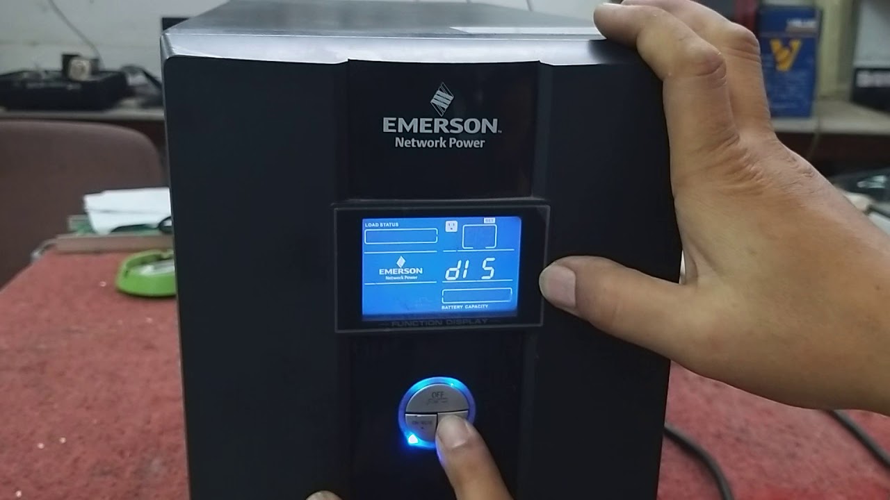 SETTING MENU UPS ONLINE  EMERSON GXT3000 3000VA MANTAP BANGET !!!