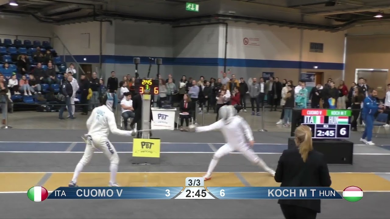 2023 112 T64 09 M E Individual Budapest HUN GP YELLOW KOCH HUN vs CUOMO ITA
