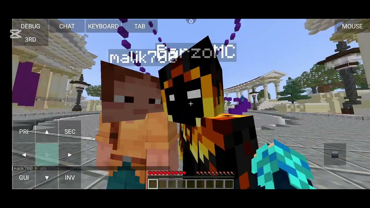 @BarzoMC nin sunucusunda foto &ccedil;ekindik❤️#Youtube #minecraft #keşfet 