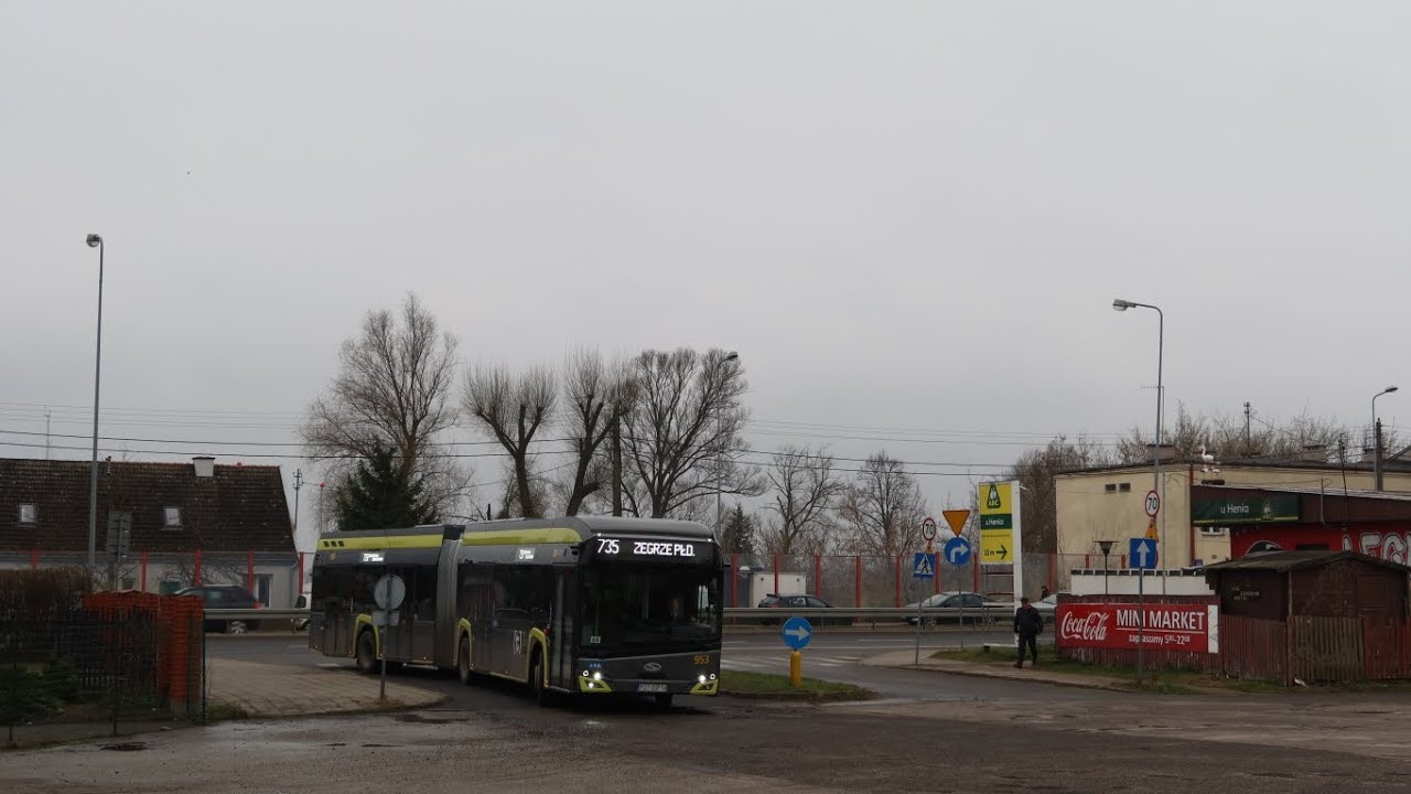 Linia 735 - Solaris Urbino 18 IV Electric #953 (MZA Warszawa)