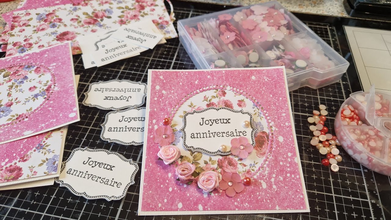 TUTO CARTE SHABBY #action #anniversaire