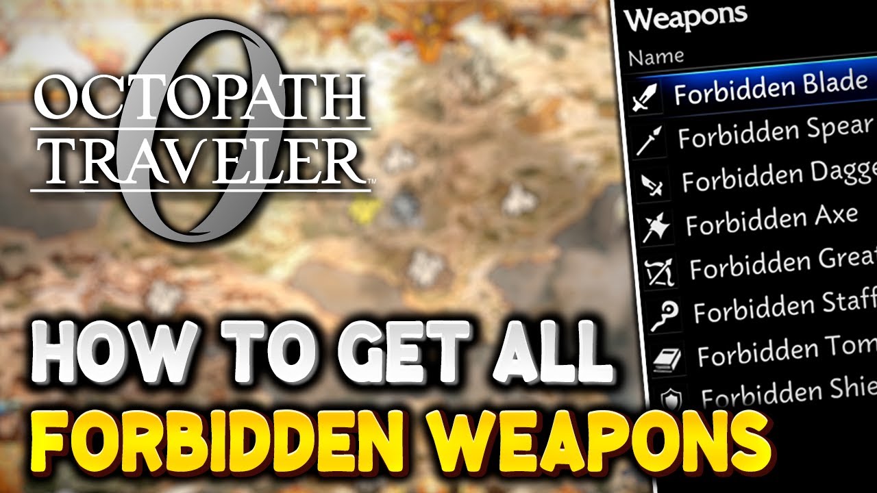Octopath Traveler 0 ALL FORBIDDEN WEAPON LOCATIONS