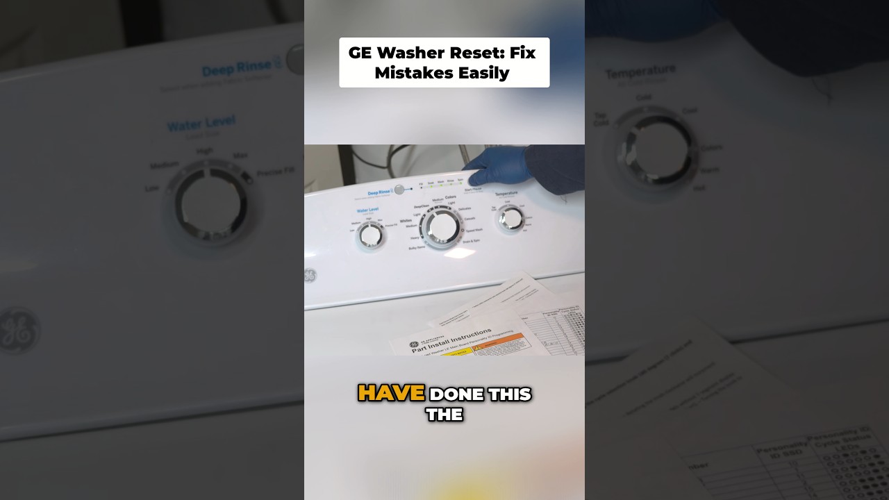 HACK Your GE Washer NOW! 